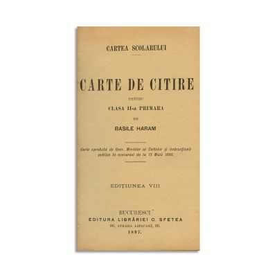 Basile Haram, Carte de citire pentru clasa II-a primară, 1897