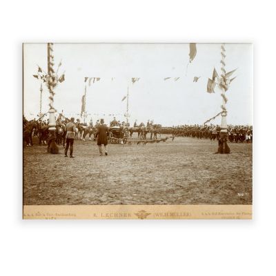 Regele Carol I și împăratul Franz Joseph la intrarea în București