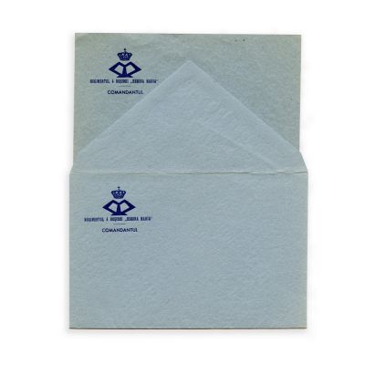 Două plicuri cu antetul Regimentului 4 Roșiori „Regina Maria”