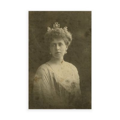 Regina Maria, fotografie de epocă, atelier F. Mandy, cca. 1914