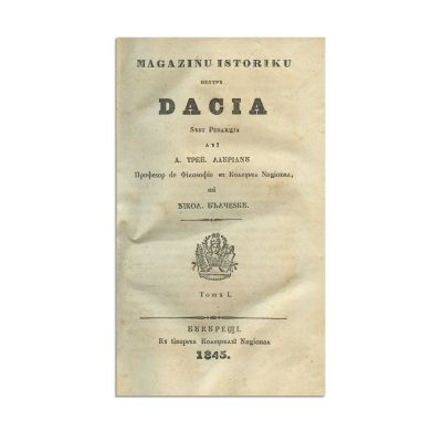 A. T. Laurian, Nicolae Bălcescu, Magazin istoric pentru Dacia, 1845-1847, 5 tomuri