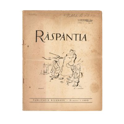 Publicația „Răspântia”, Anul 1, Nr. 2, 15 decembrie 1944