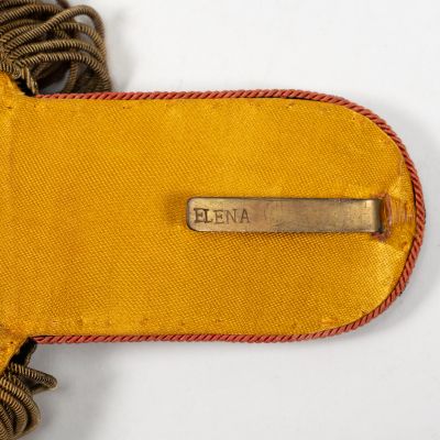 Locotenent de artilerie, epoleți de paradă, cca. 1930-1940