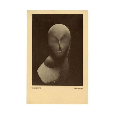 Une Muse de C. Brâncuși, carte poștală de la Armory Show, 1913 - Piesă rară