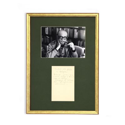 Mircea Eliade, Deosebirile dintre gândire și înțelegere, filă manuscris 