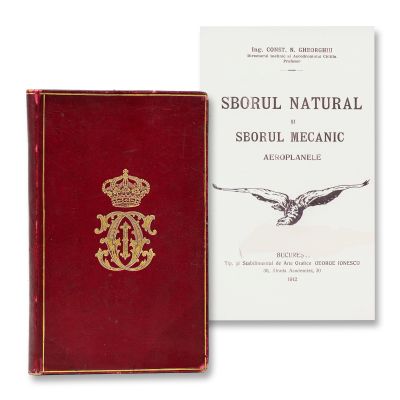 Ing. Const. N. Gheorghiu, Zborul natural și zborul mecanic, 1912, din biblioteca regelui Carol I 