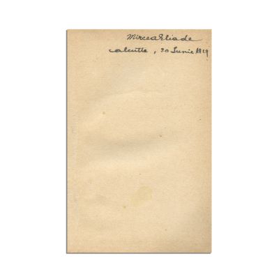 Andre Gide, L’École des femmes, 1929, cu semnătura lui Mircea Eliade