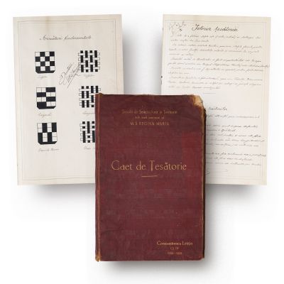 Caiet de țesătorie, Școala de Sericicultură de sub înaltul patronaj al M.S. regina Maria, 1933-1934