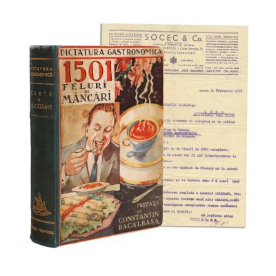 Ecaterina Constantin Bacalbașa, Dictatura Gastronomică + scrisoare de la editura Socec & Co., 1935 - 1939