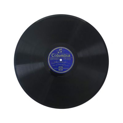 George Enescu, Folies d'Espagne, disc de shellac