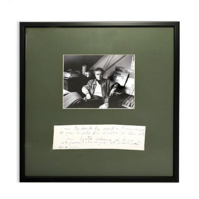 Emil Cioran, Să scapi nevătămat din viață s-ar putea întâmpla, dar fără îndoială, nu și dacă mori, filă manuscris