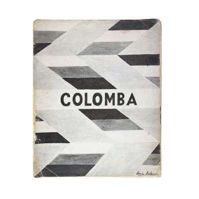 Ilarie Voronca, Colomba, 1927, exemplar bibliofil cu dedicație olografă