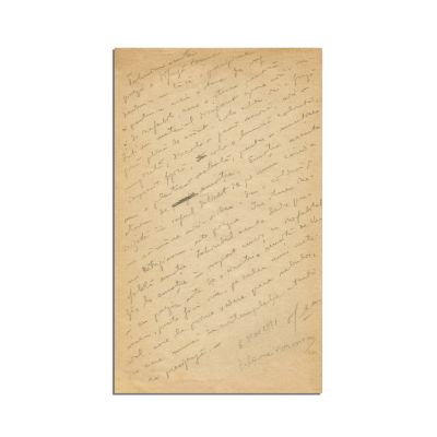 Ilarie Voronca, manuscrisul unui eseu despre poezie și proză, 1931