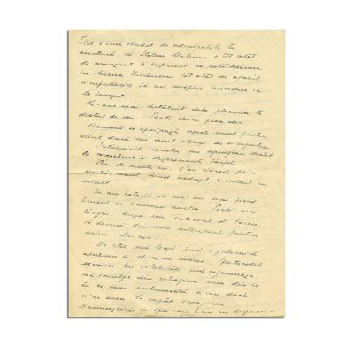 Ionel Jianu, scrisoare pentru Mircea Eliade, 17 ianuarie 1929