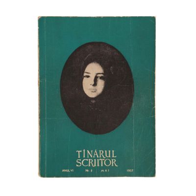 Publicația „Tînărul scriitor”, anul VI, nr. 5, 1957, cu un articol despre C. Brâncuși