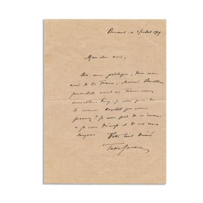 Take Ionescu, scrisoare către Constantin Bacalbașa, 1919