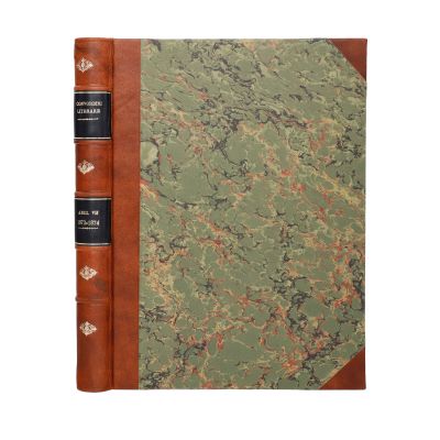 Publicația „Convorbiri Literare”, anul VII, 12 numere, 1 aprilie 1873 - 1 martie 1874, cu „Înger și Demon” și „Floare albastră” de M. Eminescu