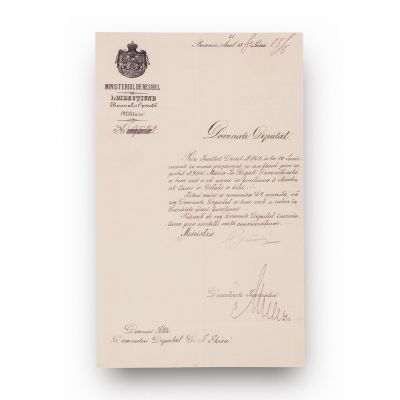 Anton Berindei, scrisoare expediată deputatului Dimitrie I. Ghica, 18 iunie 1880
