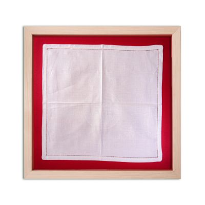 Serviette de table decorat cu cifrul regelui Constantin I al Elenilor și cu scutul heraldic al monarhiei elene