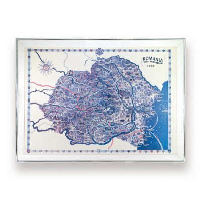 România Țara Turismului, hartă, 1938
