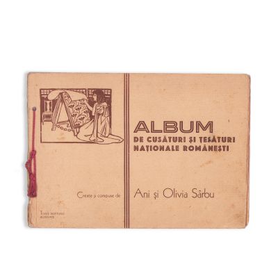 Ani și Olivia Sârbu, Album de cusături și țesături naționale românești, 1929, cu ștampila de tiraj a autoarelor