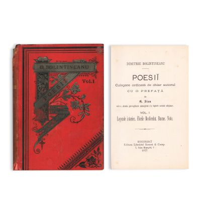 D. Bolintineanu, Poesii, 1877, Volumul I