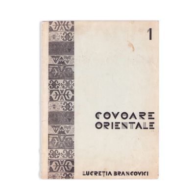 Lucreția Brancovici, Covoare orientale, [1935], cu dedicația autorului 