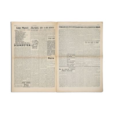Publicația „Năzuința celor ce muncesc”, Anul I, Nr. 1, 6 decembrie 1933