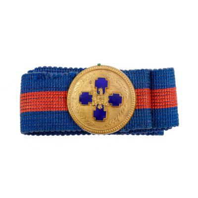 Centură din material textil „Frontul Renașterii Naționale”, 1938-1940