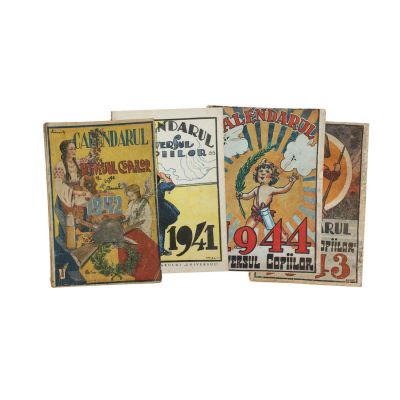 Patru calendare „Universul copiilor”, 1941-1944