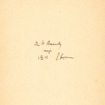 Sextil Pușcariu, Limba Română, 1940, cu dedicație olografă