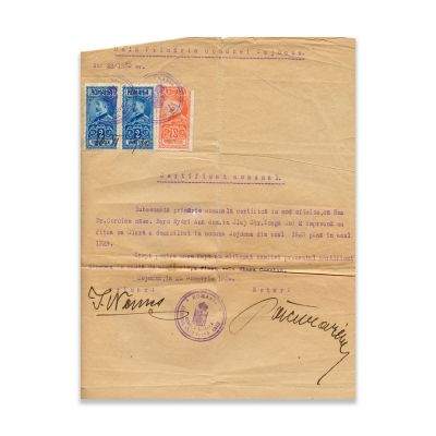 Iuliu Coroianu, arhivă de fotografii și documente, 1900 - 1931