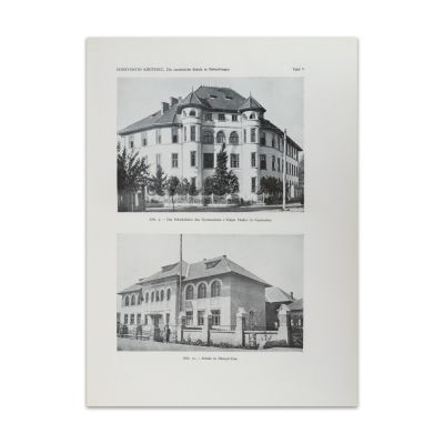 Siebenburgen, două volume, 1943, cu dedicația lui C. Giurescu pentru Marcel Romanescu