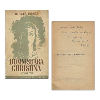 Mircea Eliade, Domnișoara Christina, 1936, cu dedicație către Constanța Arghezi