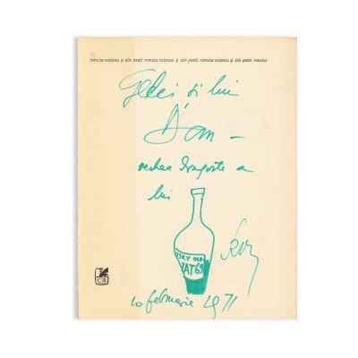 Romulus Vulpescu, Poezii, 1965 + Și alte poezii, 1970 + Ion Barbu, Poezii, 1971, cu dedicația lui Romulus Vulpescu