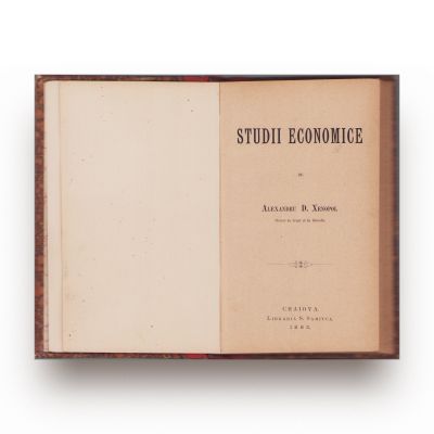 A. D. Xenopol, Studii economice, 1882