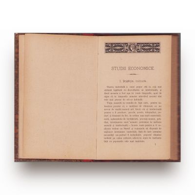 A. D. Xenopol, Studii economice, 1882