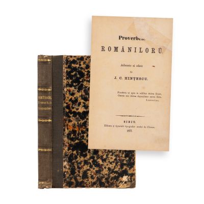 I. C. Hințescu, Proverbele românilor, 1877