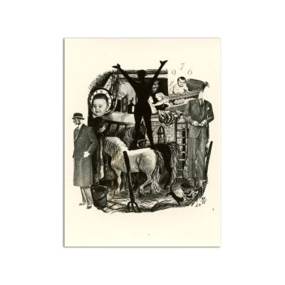 Sașa și Maria Pană, carte poștală către Geo Bogza, 1976