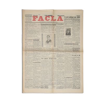 Publicația „Facla”, Anul I, Nr. 1, 23 iulie 1929