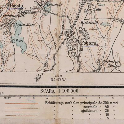 Hartă, Urșii și Drăgășanii, 1916 