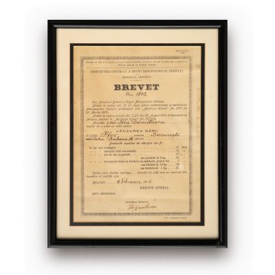 Ida Dumitrescu, brevet pentru vânzarea sării, 18 februarie 1916