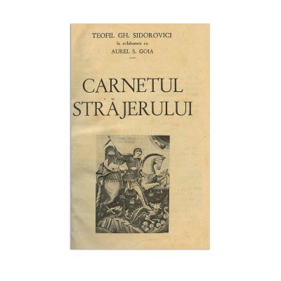 Teofil Gh. Sidorovici, Carnetul străjerului, 1939