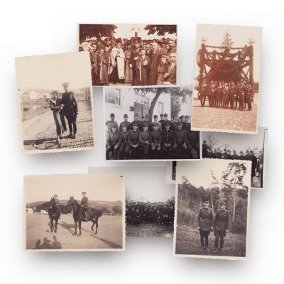 Regimentul 12 artilerie de la Sadagura, opt fotografii de epocă, cca. 1933