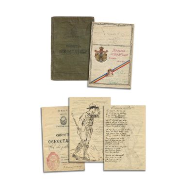Carnetul cercetașului, 1929, semnat olograf de principele Nicolae al României