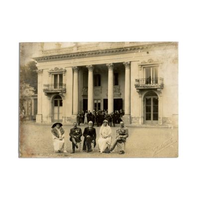 Vizita regelui Ferdinand I şi a reginei Maria în Polonia, fotografie de epocă, atelier Julietta, 1923