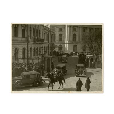 Palatul Regal, fotografie de epocă, 8 Martie 1934