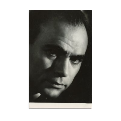 Liviu Ciulei, fotografie de epocă + felicitare de Crăciun 