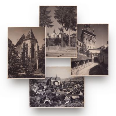 Sighișoara, patru fotografii de epocă, foto. Alex. Petit 