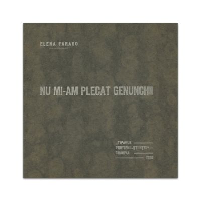 Elena Farago, Nu mi-am plecat genunchii, cu dedicație către Emanoil Bucuță